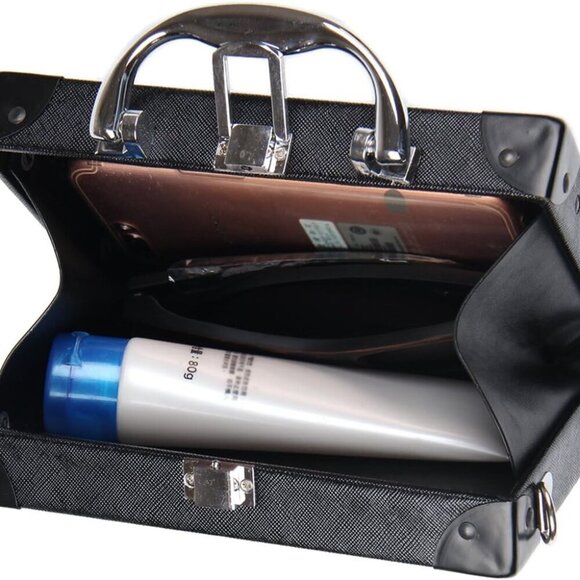 Women Radio Shaped Clutch Crossbody Bag Elegant Evening Small Shoulder - Picture 4 of 6